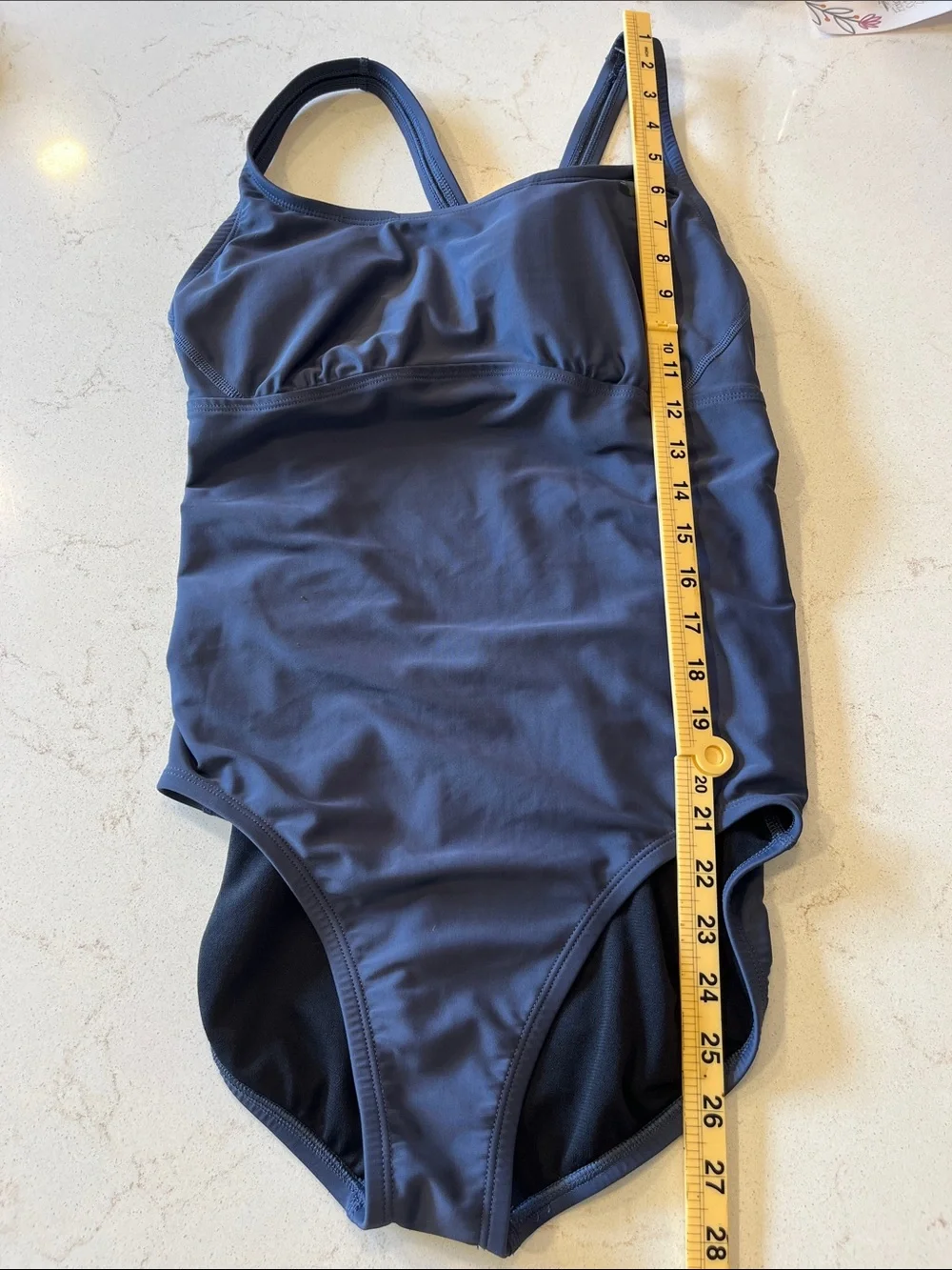 Nike Women's One-Piece Swimsuit — Navy Blue